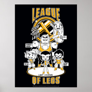 Poster Teen Titans Go!   League of Legs