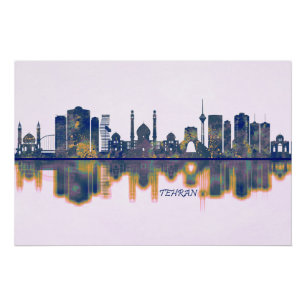 Póster Tehran Skyline