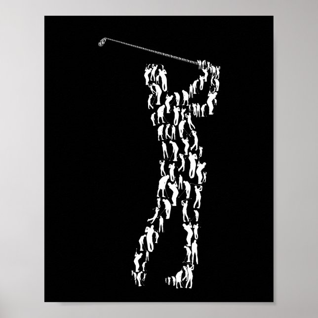 Poster teia de ferro com golfe (Frente)
