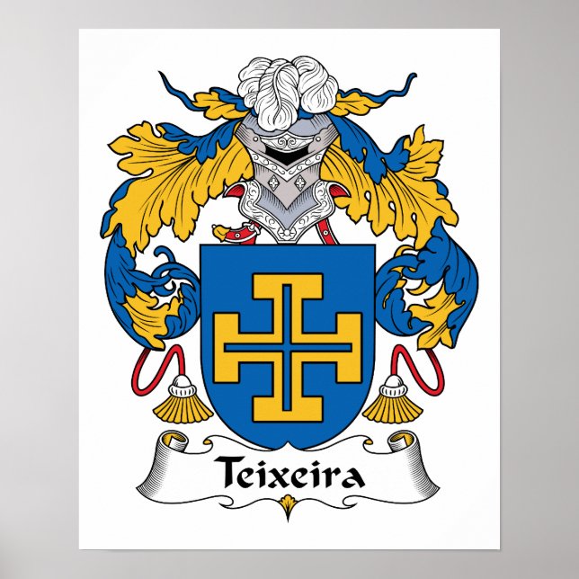 Poster Teixeira Family Crest (Frente)