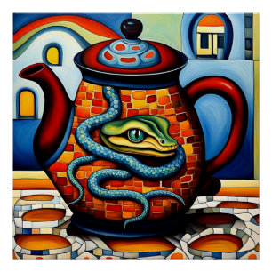 Póster Tekanne Dyr 8