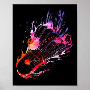 Poster Tela Colorida De Banho-De-Lixo