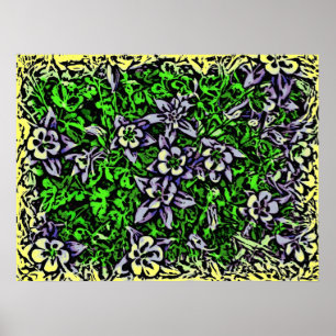 Póster Tela colorida do Colorado