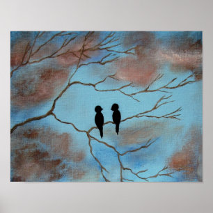 Poster Tela de Conexões Imprimir a Partir da Pintura Orig