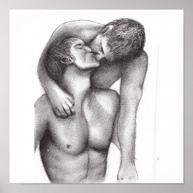 Póster Tela de inserção masculina (Frente)