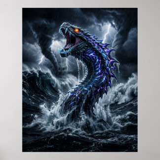 Poster Tela de Leve Leve Maré do Leviatã da Tempestade