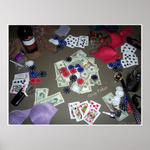 Póster Tela de Poker em Cor