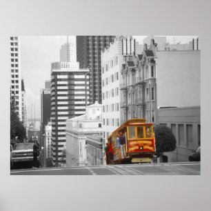 Póster Teleférico de San Francisco - arte da foto do