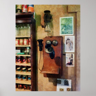 Poster Telefone antigo