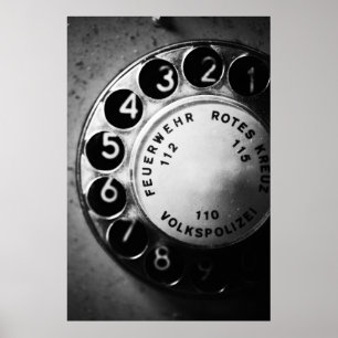 Poster Telefone dial