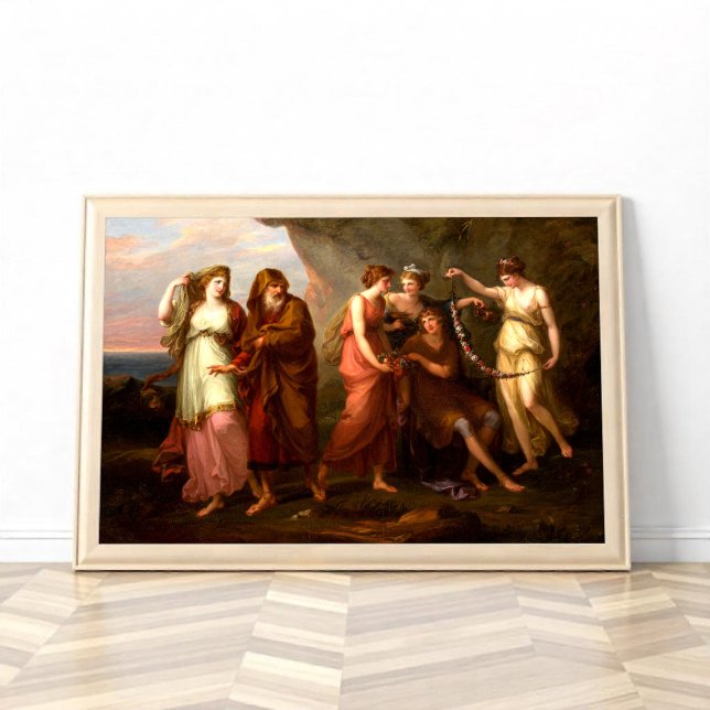 Poster Telemachus e Ninfas de Calypso (Criador carregado)