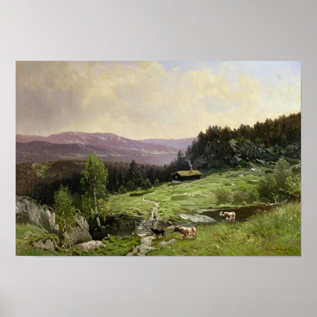 Póster Telemark, Noruega do Sul (Frente)