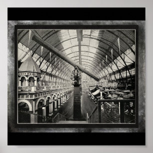 Póster Telescópio do Justo-Excelente dos Poster-Mundos