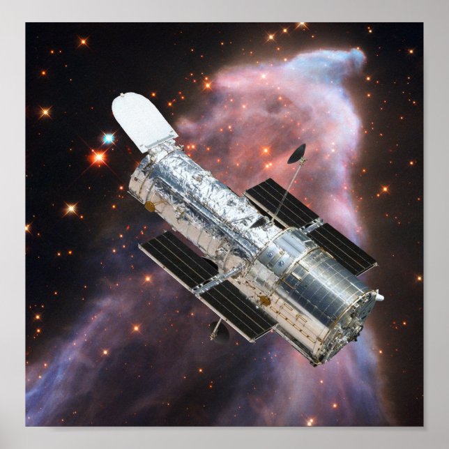 Poster Telescópio espacial Hubble (Frente)