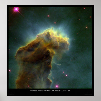 Poster Telescópio Espacial Hubble Imagem "Stellar"