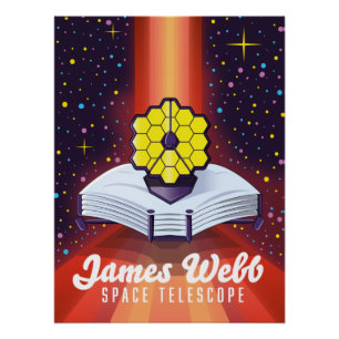 Póster Telescópio Espacial James Webb.