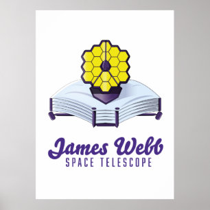 Poster Telescópio Espacial James Webb. Pôster