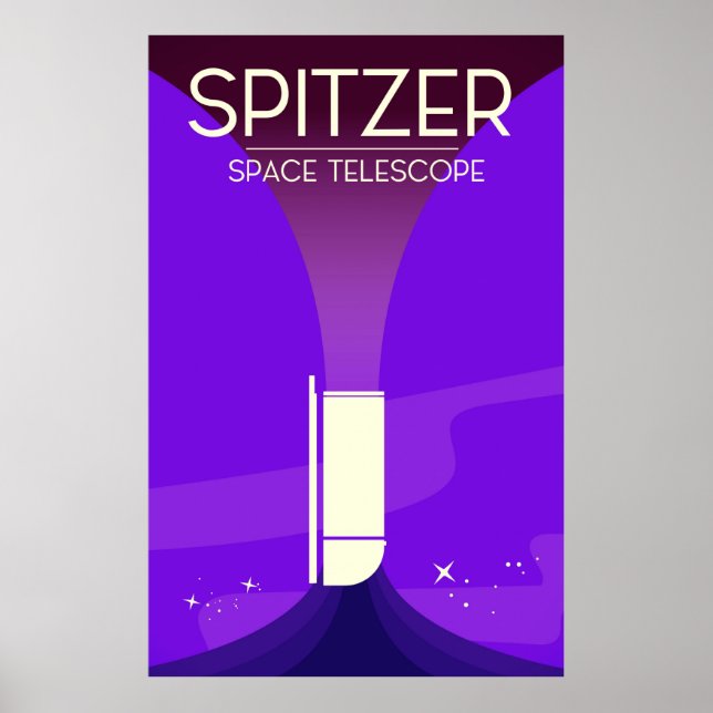 Poster Telescópio espacial Spitzer (Frente)
