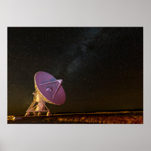Poster Telescópio Via Láctea San Agustin Novo México