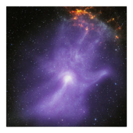 Póster Telescópios de Raios-X Mão Cósmica Fantasmagórica
