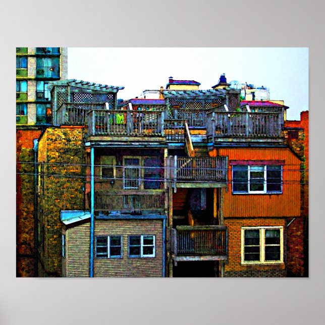 Póster Telhados (Frente)