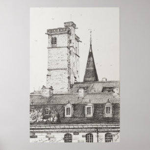 Póster Telhados France.2008 de Dijon