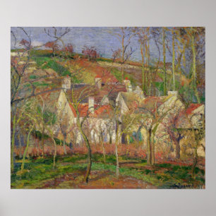 Póster Telhados Vermelhos, ou Canto de uma Aldeia