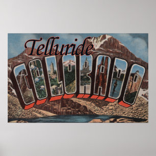 Póster Telluride, Colorado - grandes cenas da letra