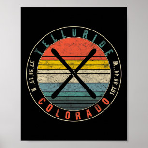 Poster Telluride Colorado Ski Ski Snowboard Snow Mo