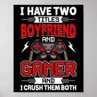 Tem Dois Títulos De Namorado E Gamer De Vídeo Game