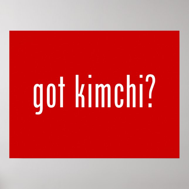 Poster tem kimchi? (Frente)