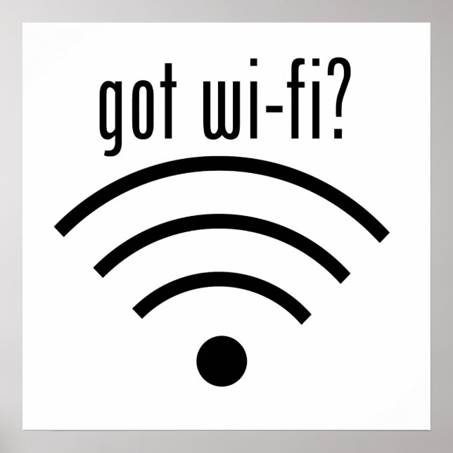 Póster tem wi-fi? (Frente)