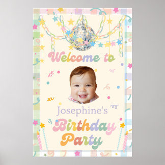 Poster Tema de Aniversário Cartaz de Aniversário