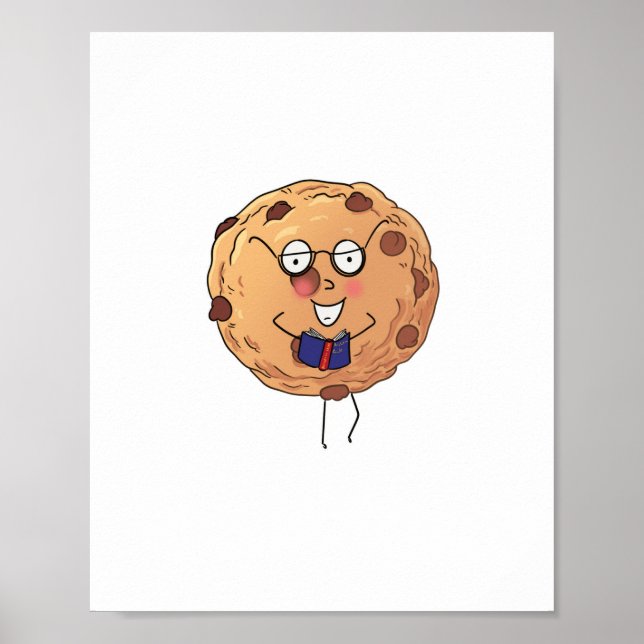 Poster Tema de comida fofo de biscoito (Frente)