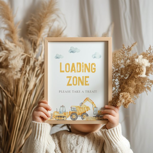 Poster Tema de construção: Aniversário favorece sinal (Criador carregado)