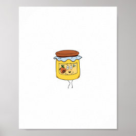 Poster Tema de mel, personalize o mel,