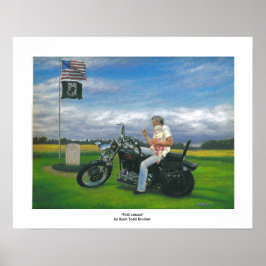 Poster - Tema do Harley e do Corpo Marinho dos EUA