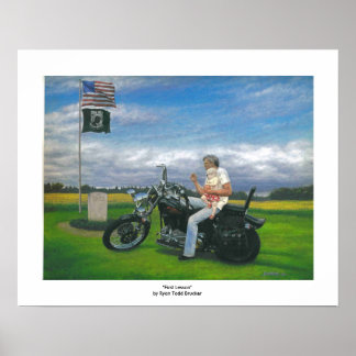 Poster - Tema do Harley e do Corpo Marinho dos EUA