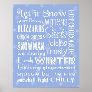 Poster Tema do inverno