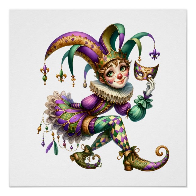 Póster Tema do Jester do precioso (Frente)