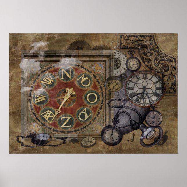 Póster Tema e Variações de Timepece (Frente)
