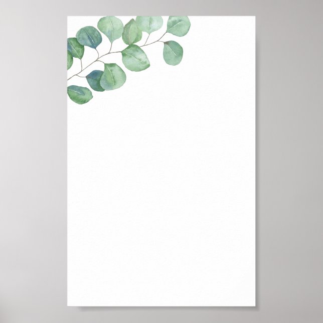 Poster tema Eucalyptus (Frente)