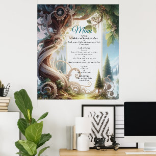 Poster Temas da fantasia espiritual do Eterno metafísico