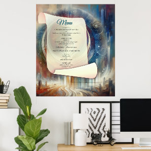 Poster Temas da fantasia espiritual do Eterno metafísico