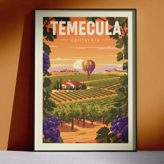 Poster Temecula Califórnia Antiga (Criador carregado)