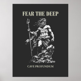 Poster Temer o Profundo – Poseidon Mítico