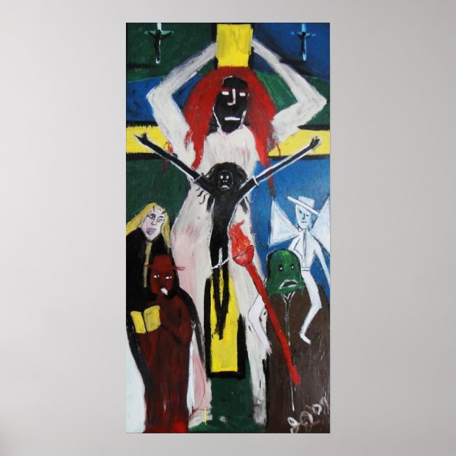PÓSTER TEMOR COMO JESUS DE CABELO VERMELHO (Frente)