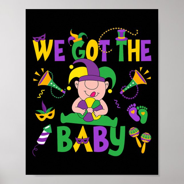 Poster Temos O Feliz Carnaval Feliz Do Carnaval. (Frente)