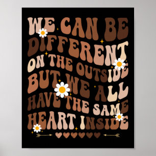 Poster Temos o mesmo Dentro do coração História Negra Mês