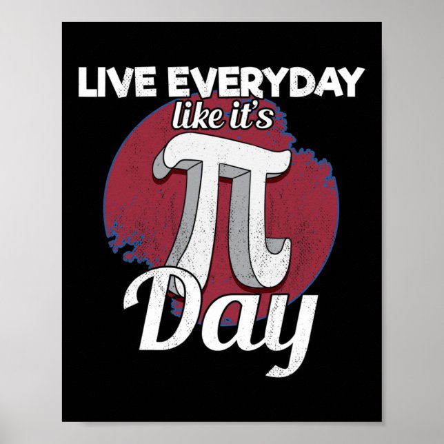 Poster Temos Presentes De Pi Engraçados 3.14 Pi Para Mate (Frente)